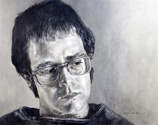 Virginia St John Portrait of Sir Elton John 24 x 30in.